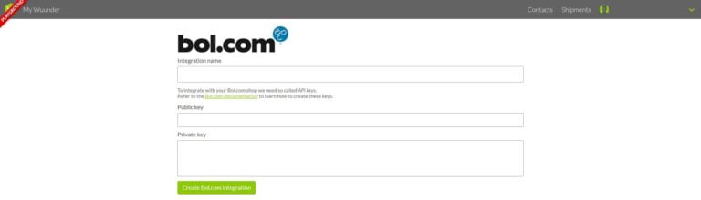 Bol.com shop integreren