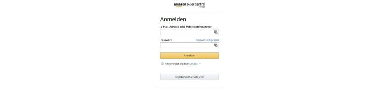 Seller login amazon Amazon Seller